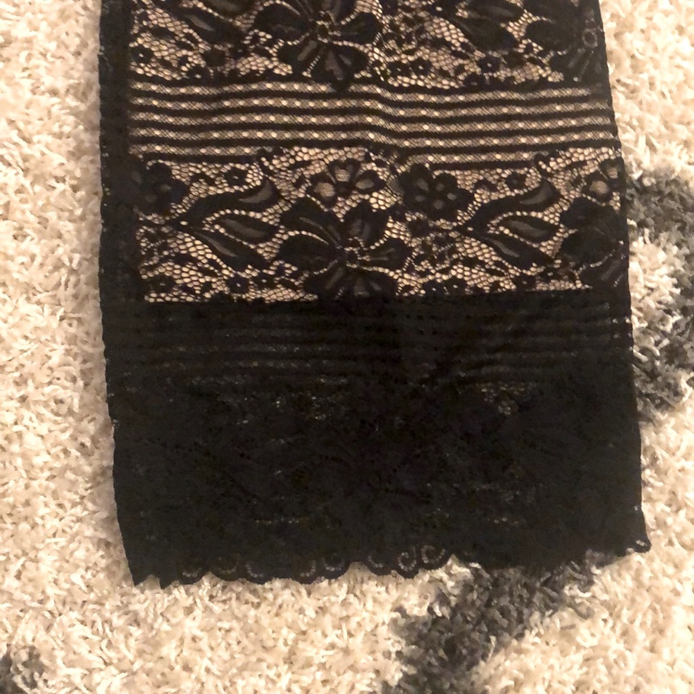 New Black lace midi dress from lulus - Picture 6 of 8